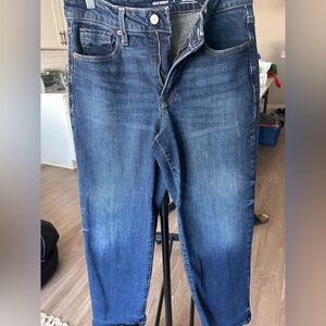 Old Navy Men's Dark Blue Straight Jeans